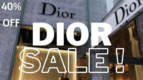 does dior have sales